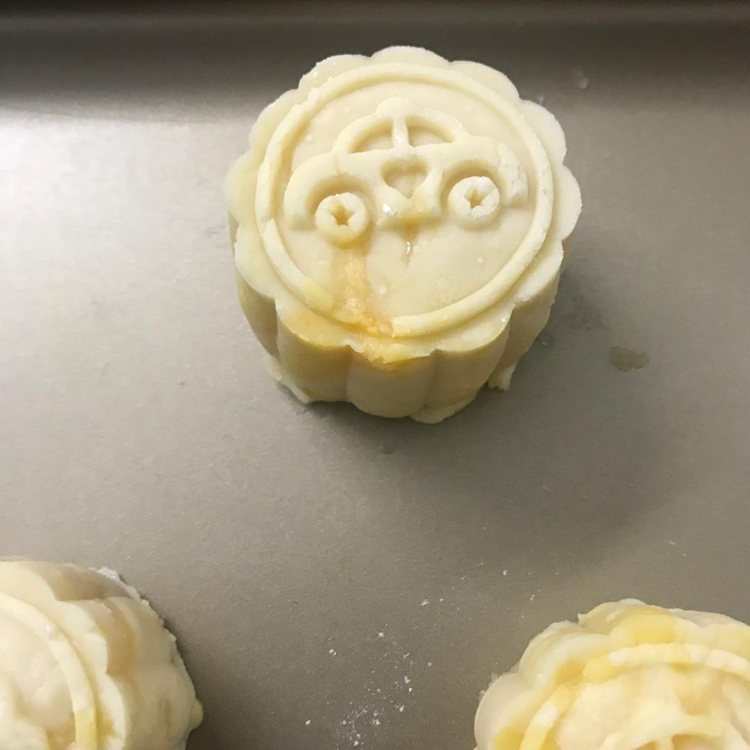 流心奶黄月饼（无吉士粉/转化糖浆版本）【曼食慢语】