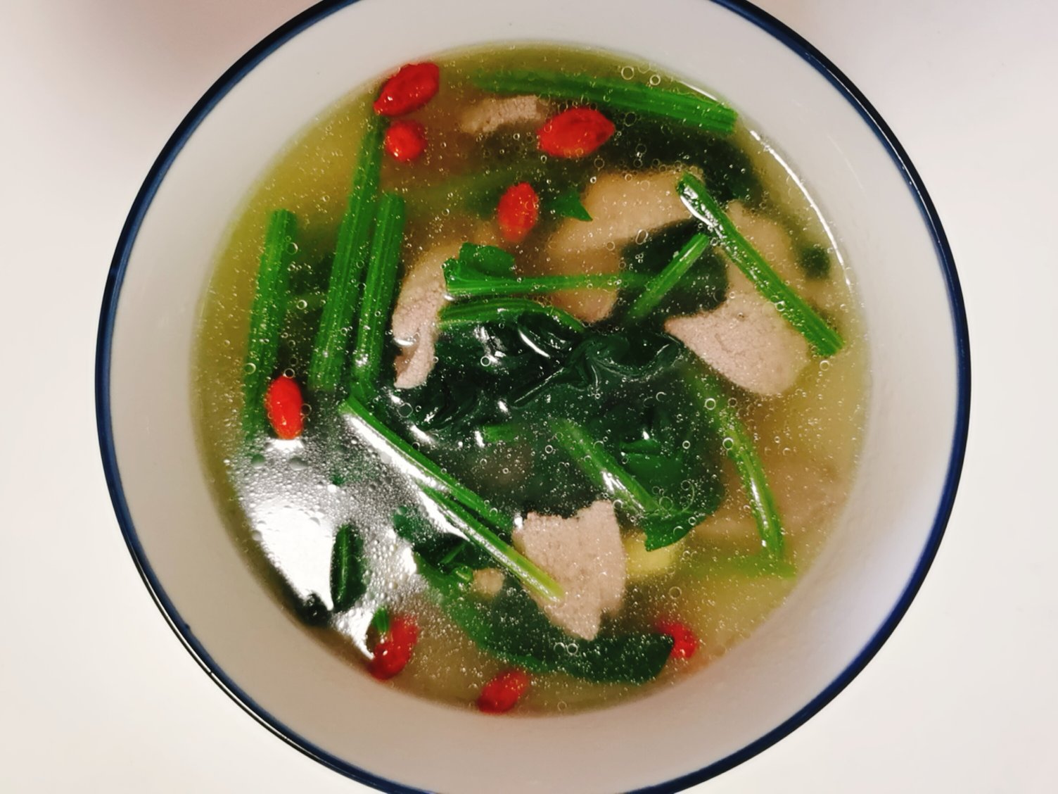 营养汤---菠菜猪肝汤