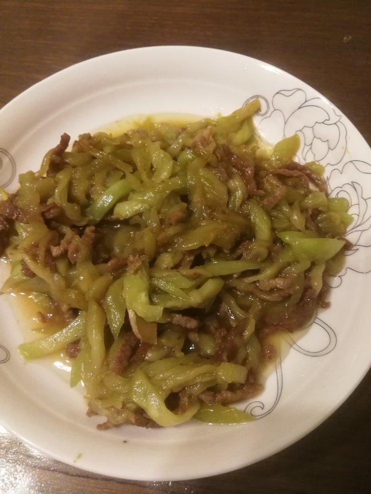 肉丝炒茄子