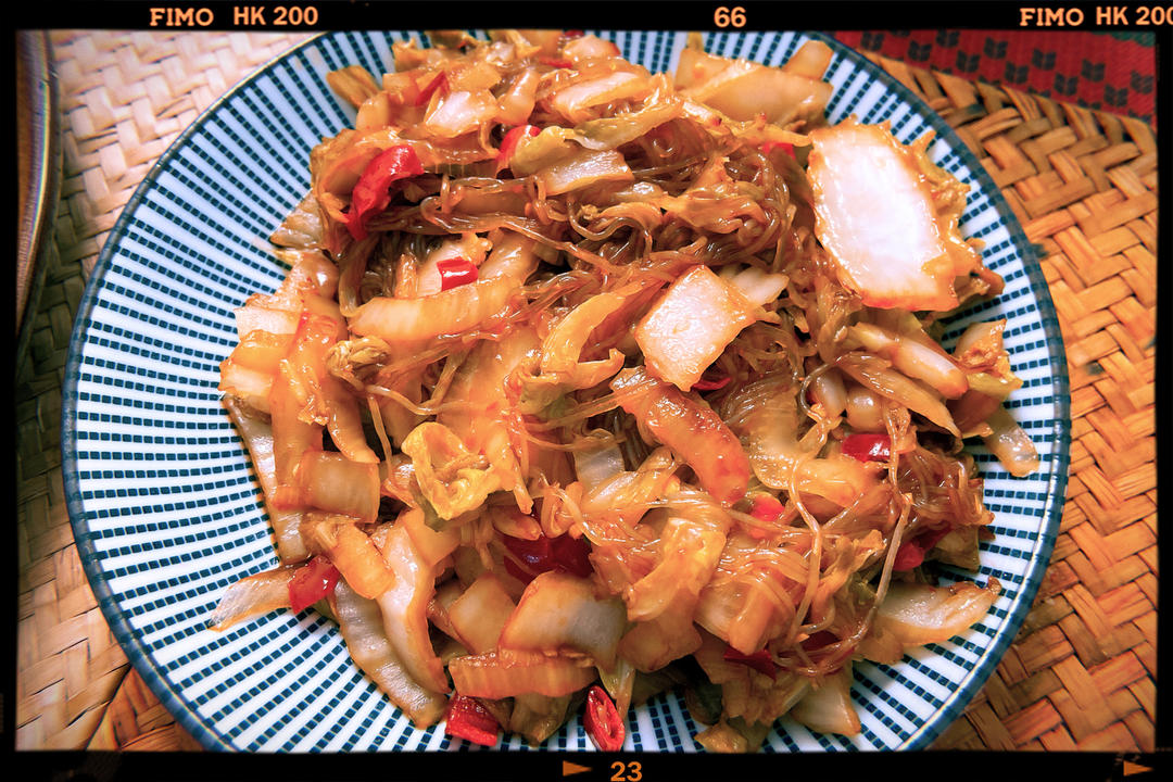 包菜粉丝（粉丝炒包菜）