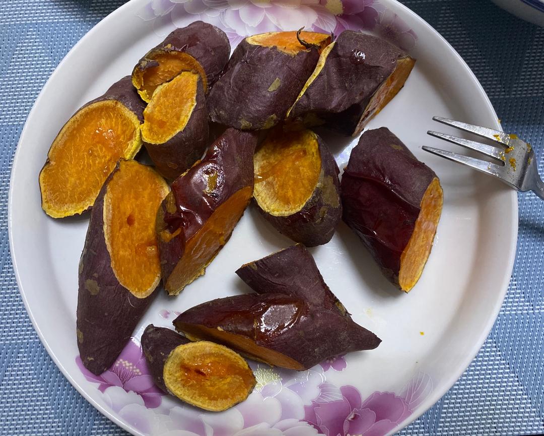 【烤箱版烤红薯】