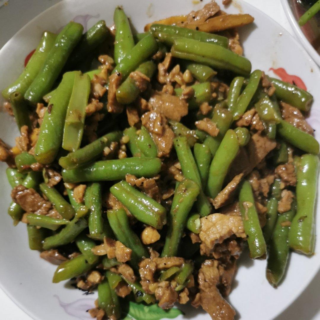 零厨艺的豆角炒肉