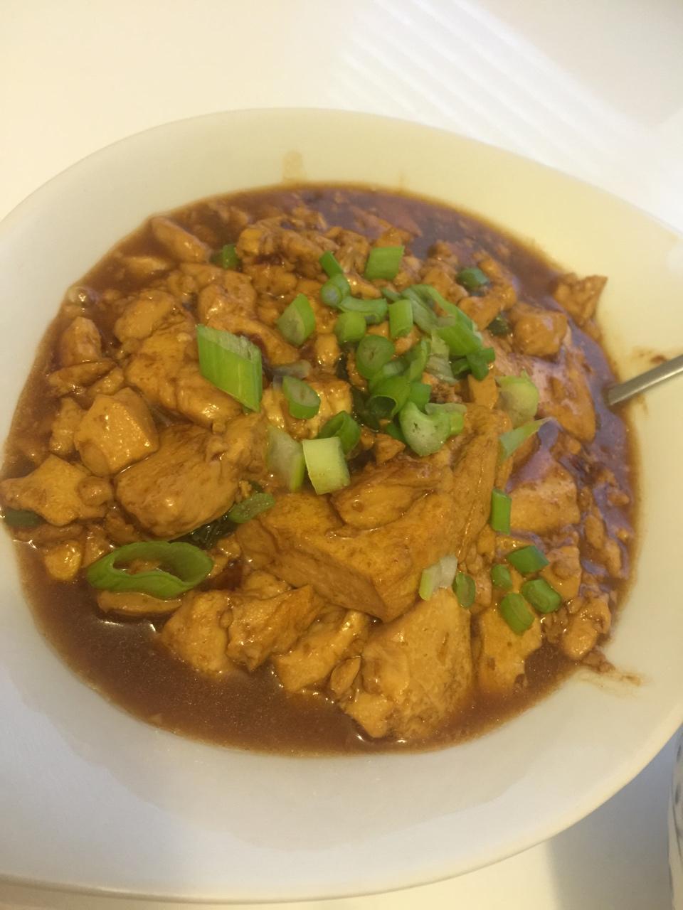 蚝油嫩豆腐