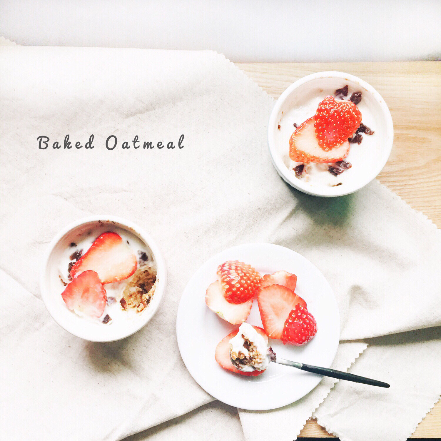 Baked Oatmeal Breakfast 早餐烤燕麦