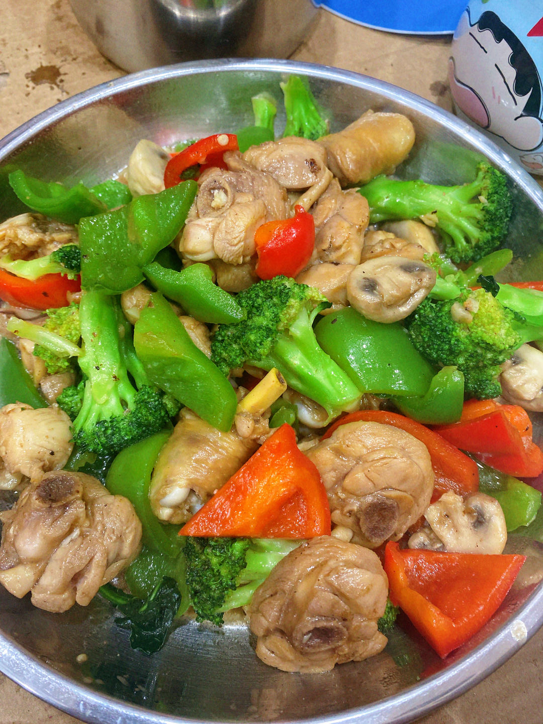 🔥吃了会上瘾的减肥餐㊙️西兰花口蘑炒鸡胸肉