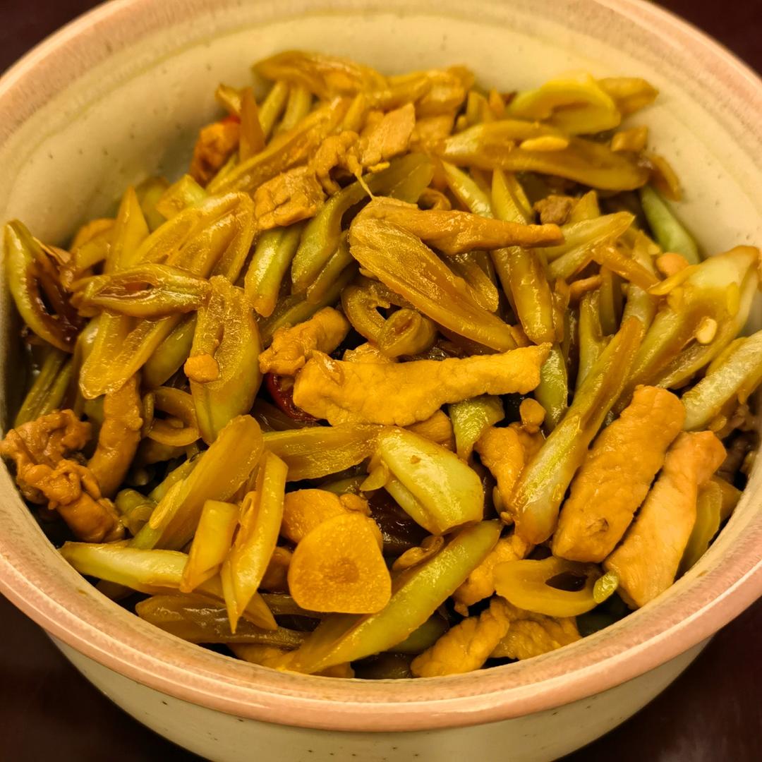 豆角丝炒肉