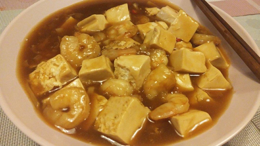 虾仁豆腐