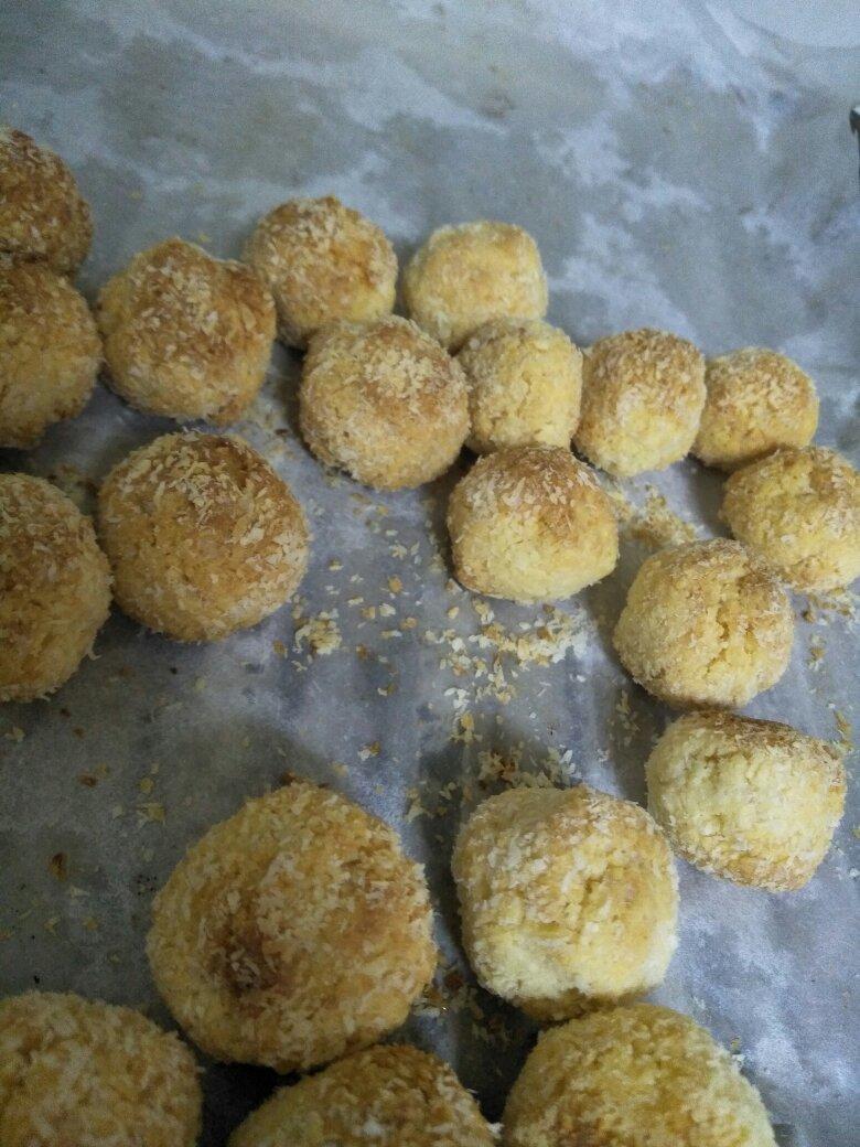 【视频】椰蓉小酥球（消耗蛋黄）童年美食