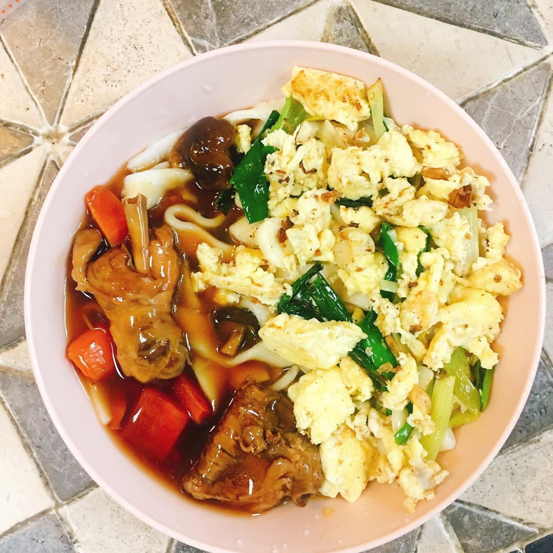 番茄鸡蛋拌面