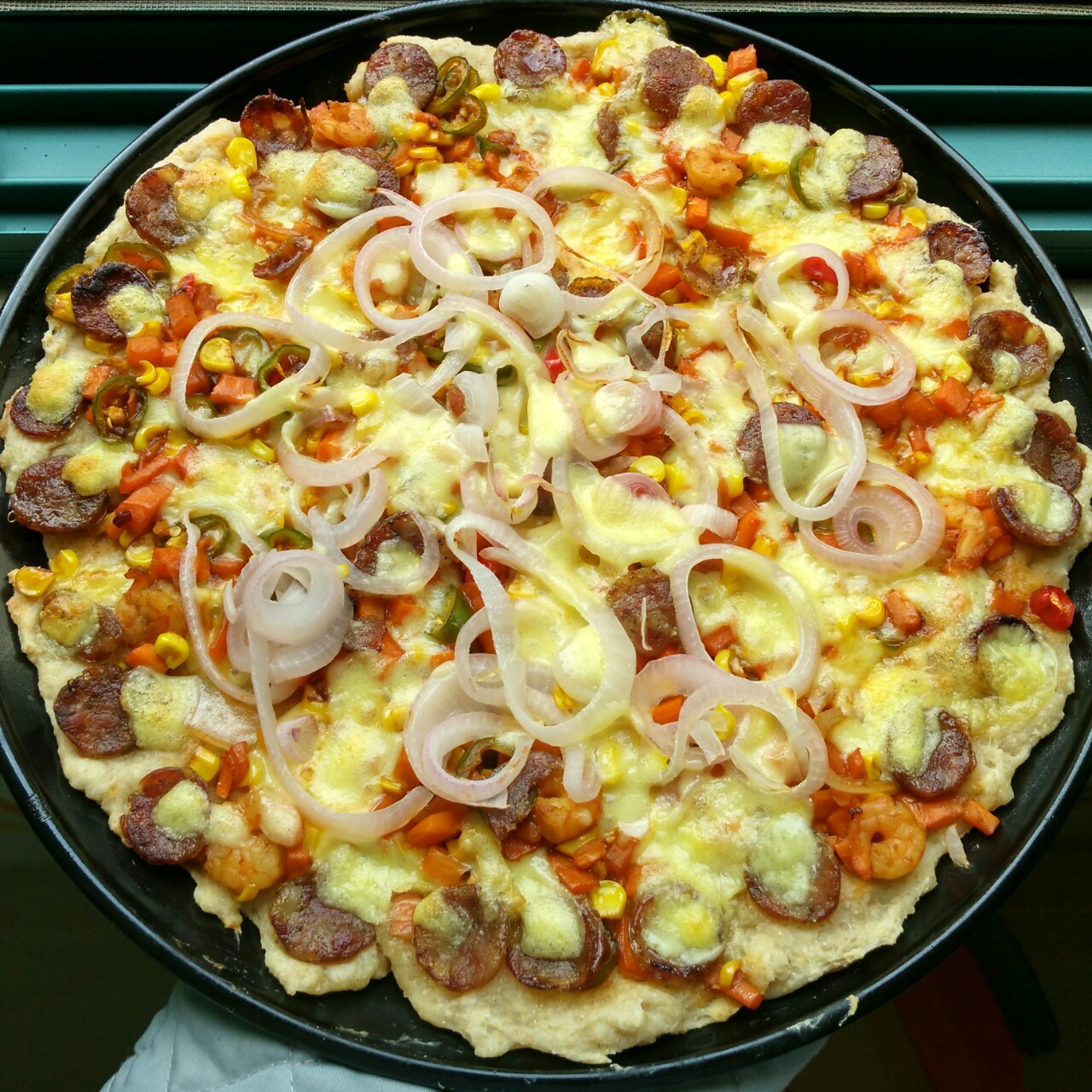 不用酵母的披萨底 No Yeast Pizza Dough