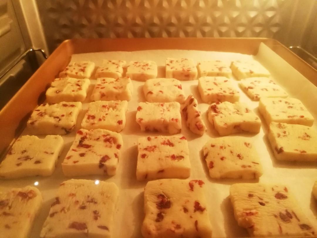 蔓越莓饼干（原味和抹茶味，黄油少）