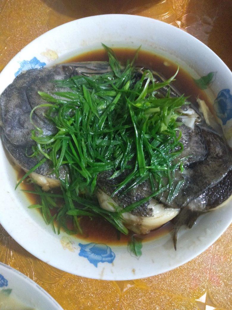 蒸鸦片鱼头（同鱼身做法一样）
