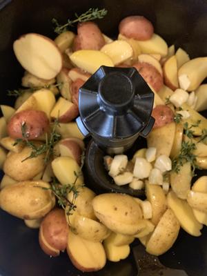 快手百里香土豆（空气炸锅）的做法 步骤6