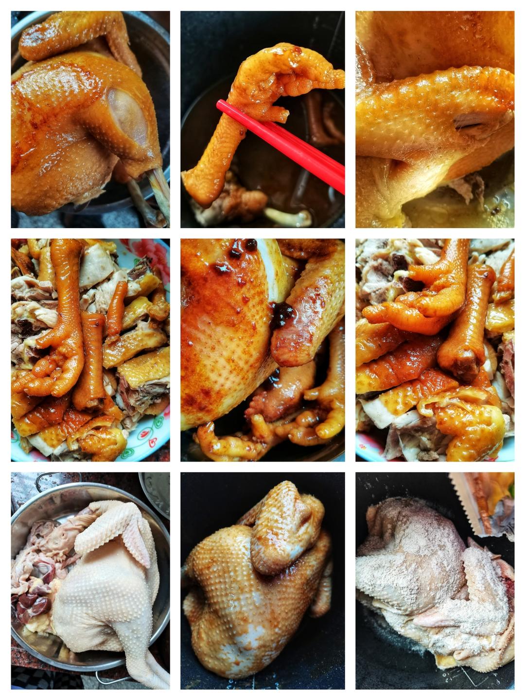 电饭锅焖【盐焗鸡】的做法