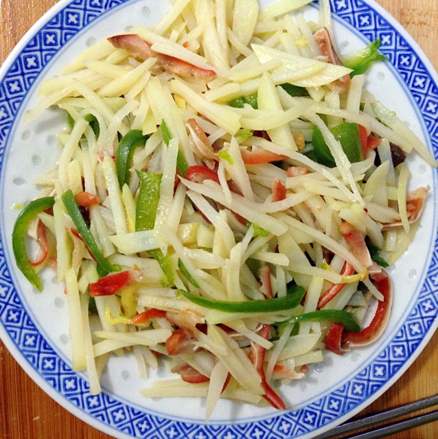 青椒土豆丝