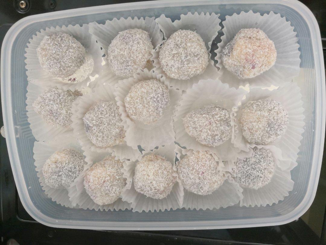 紫薯糯米糍（零失败，馅料可以换成其他的）