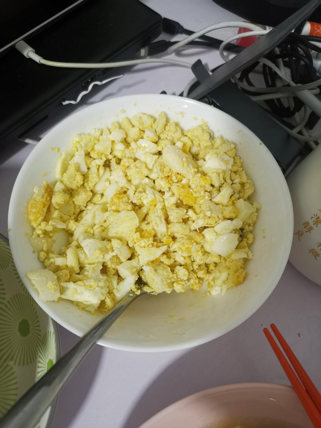 蒜泥鸡蛋酱