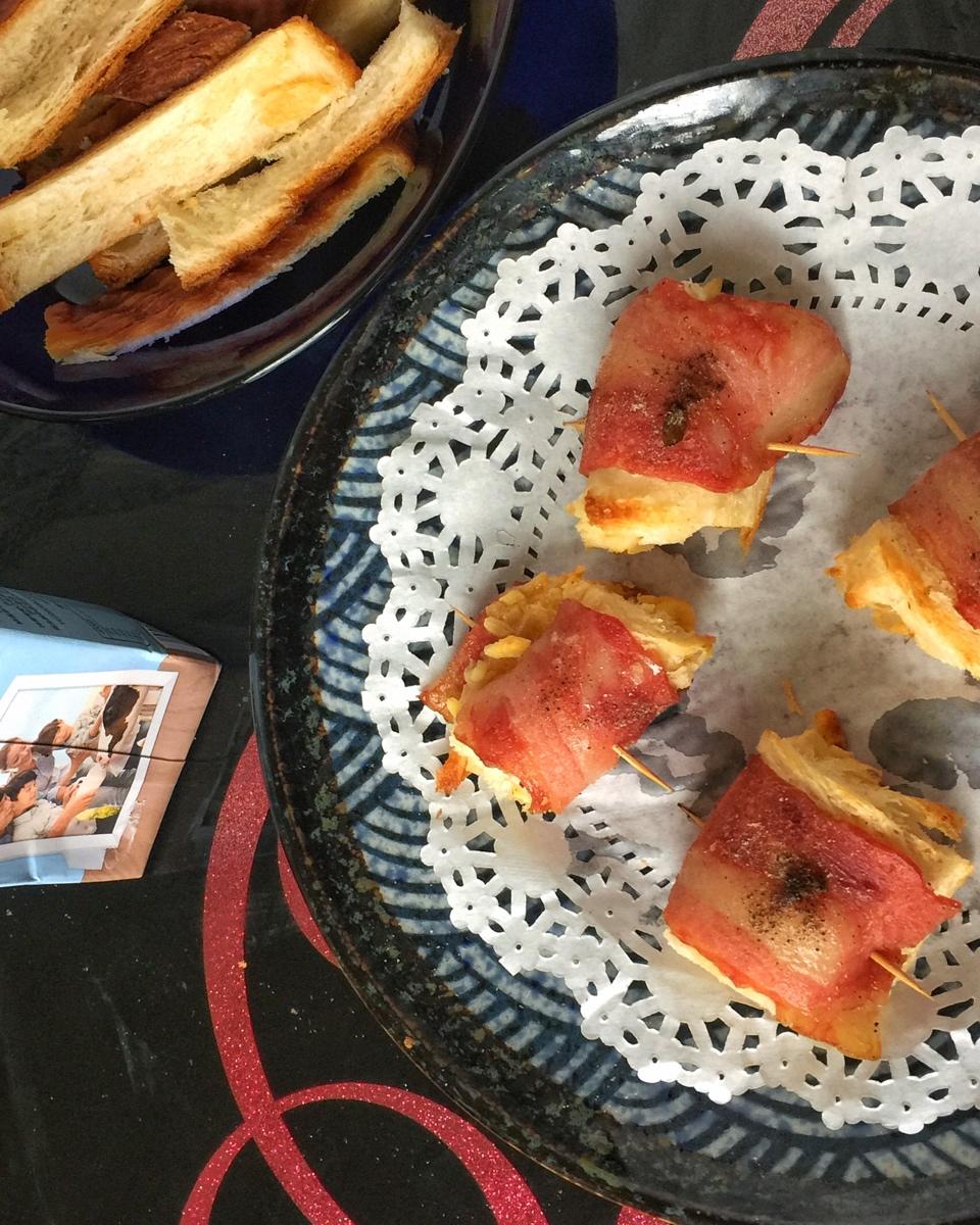 培根吐司鸳鸯卷