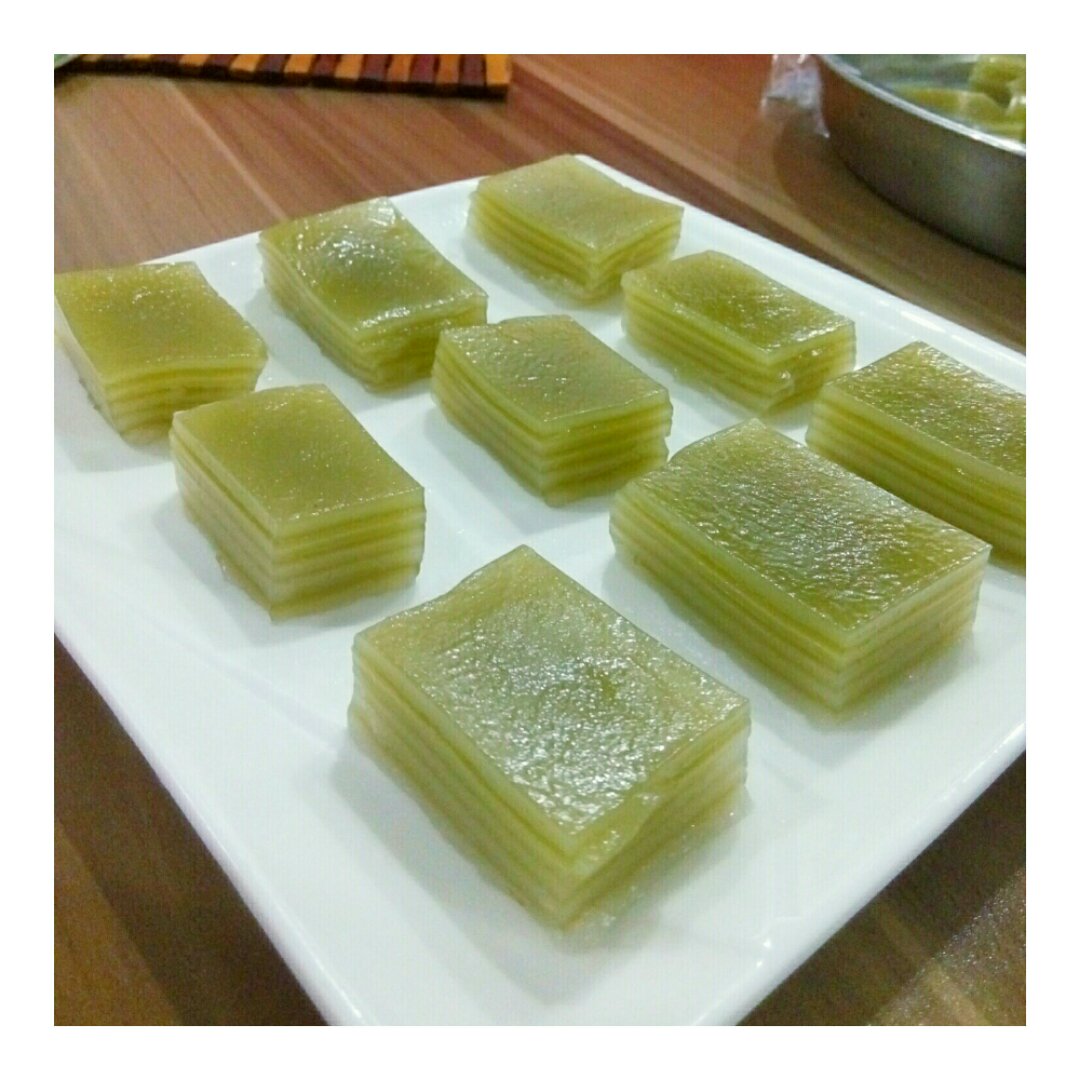 q弹椰汁抹茶千层糕的全部作品