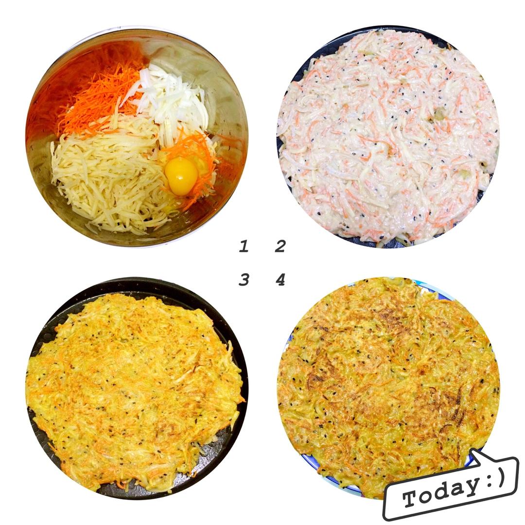 孜然土豆丝饼