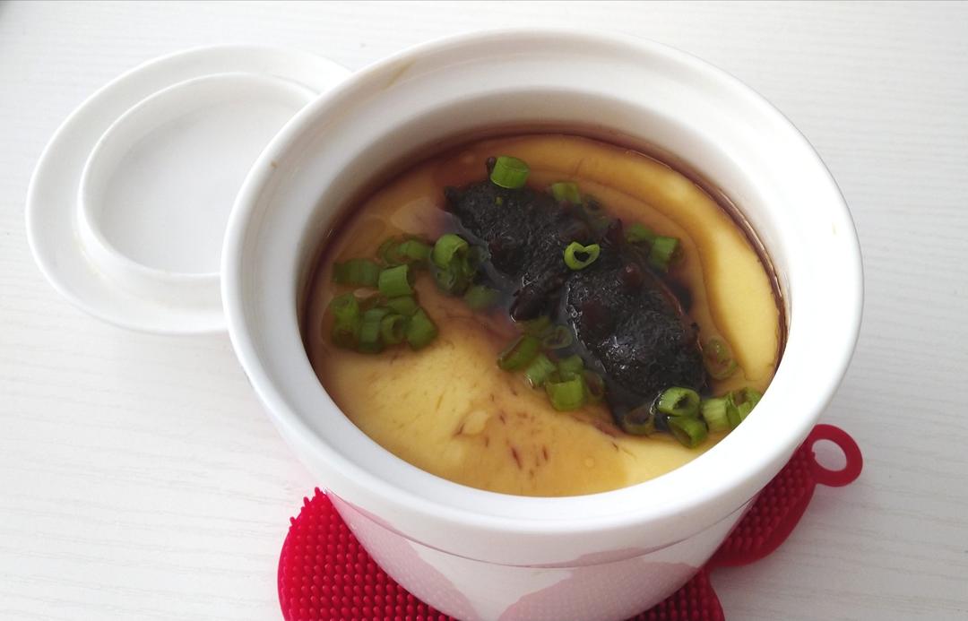 一碗美美的蒸水蛋（海参炖蛋）