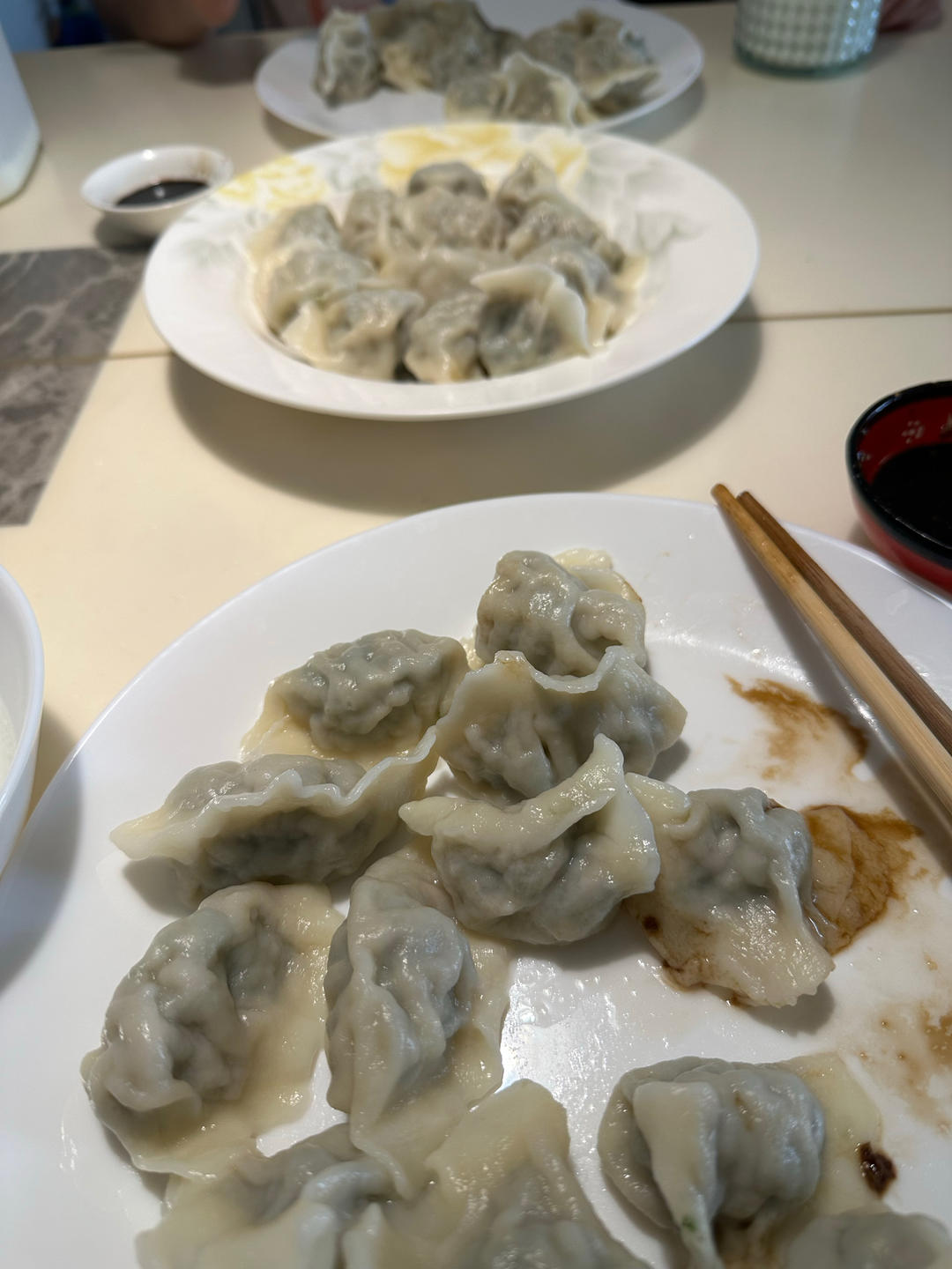 荠菜鲜肉饺子
