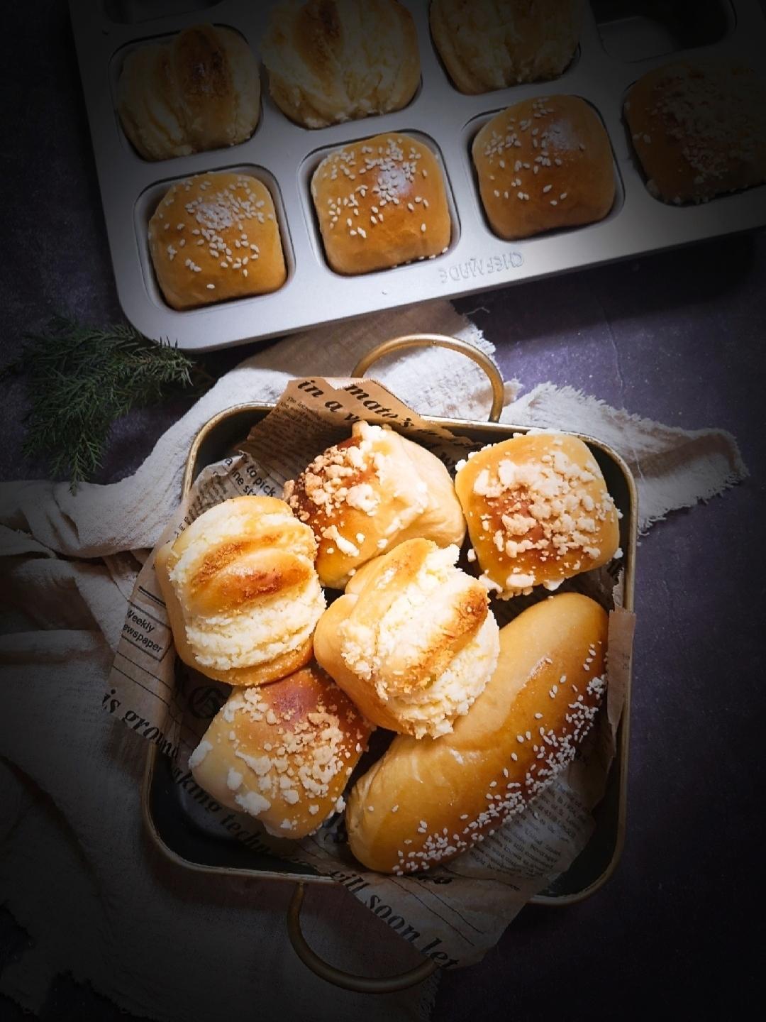 纯奶手撕吐司的做法 步骤1