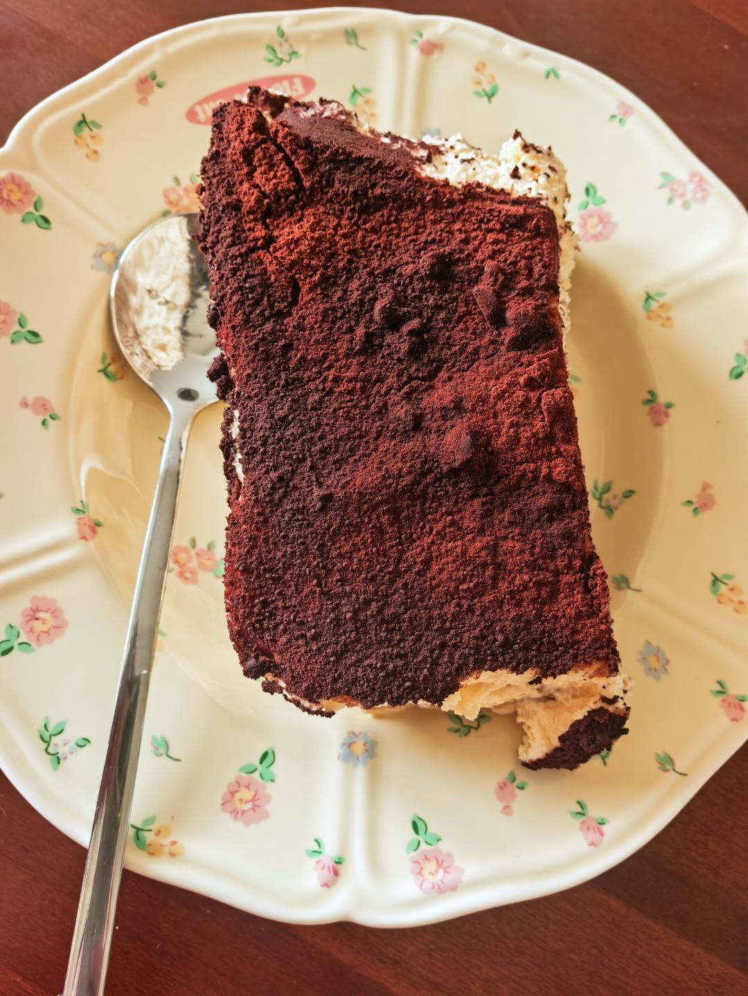 在欧洲学会的经典版提拉米苏