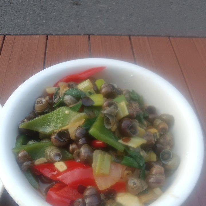 温州拉炒螺丝。真的好吃