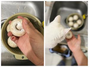 【一人食】冬季限定 奶香浓郁的口蘑 海鲜意面的做法 步骤5