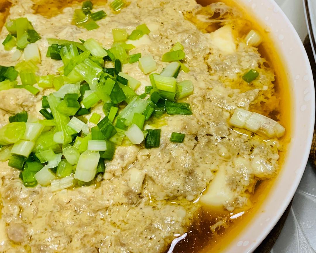 豆腐蒸肉饼(减脂健康餐)的做法