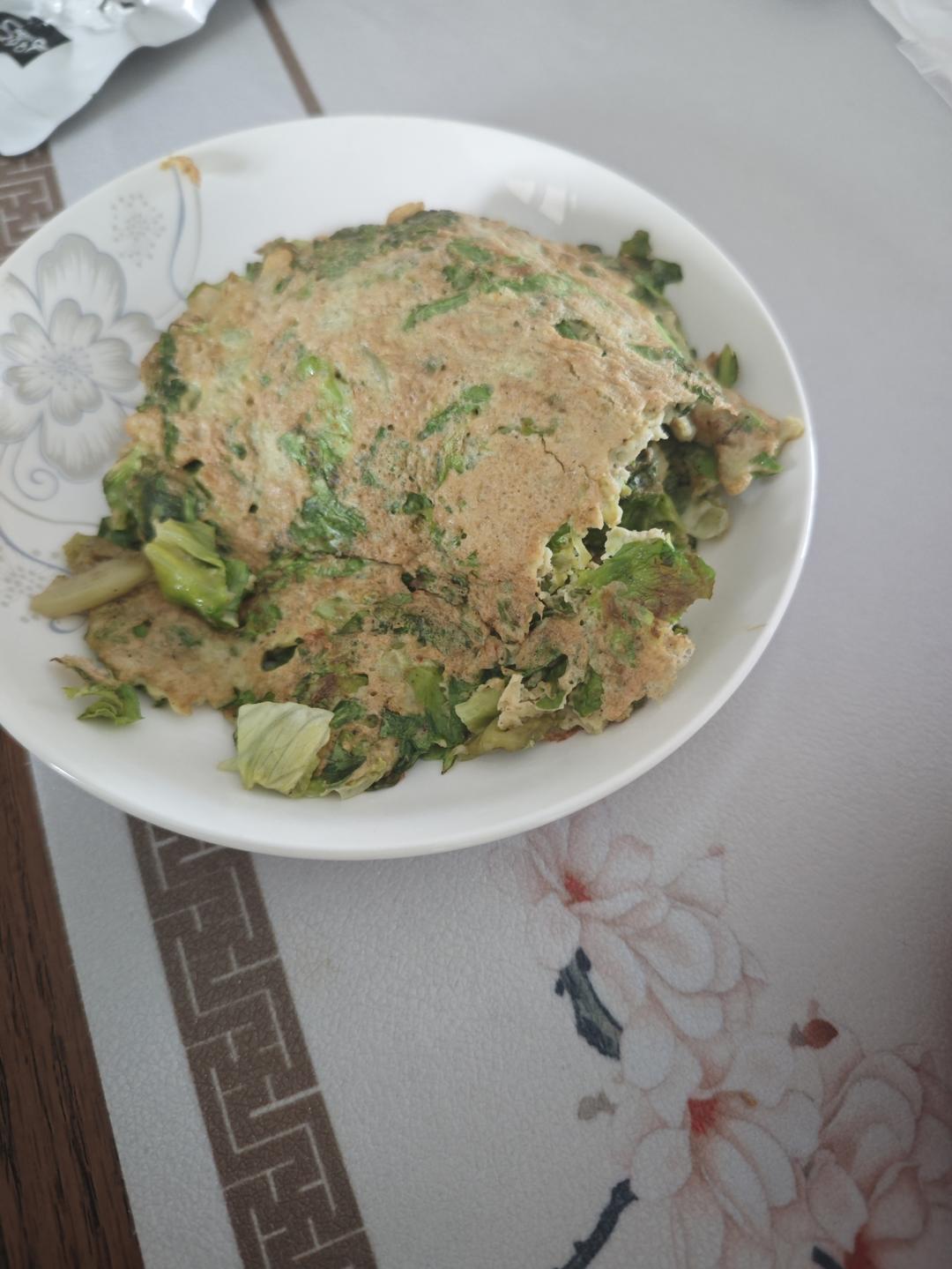生菜鸡蛋饼🫓