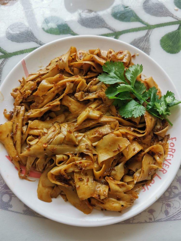 绝对美味的孜然杏鲍菇