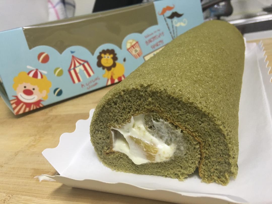 抹茶蜜豆蛋糕卷
