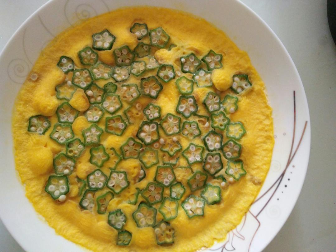 颜值控-做一朵开在碗里的花秋葵蒸水蛋