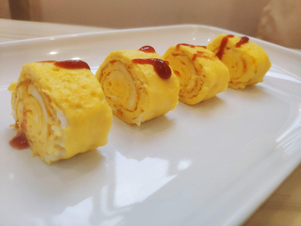 厚蛋烧（玉子烧，滑嫩香口，平底锅版本）