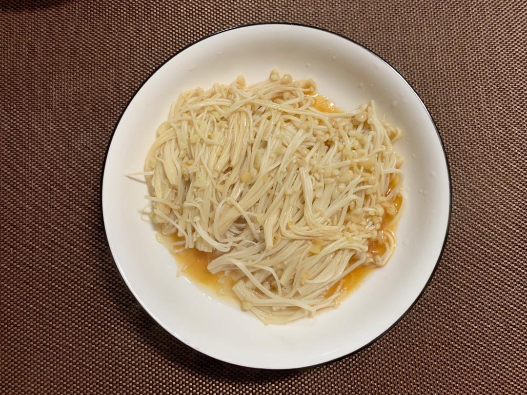 蒜蓉金针菇—健康低脂家常菜