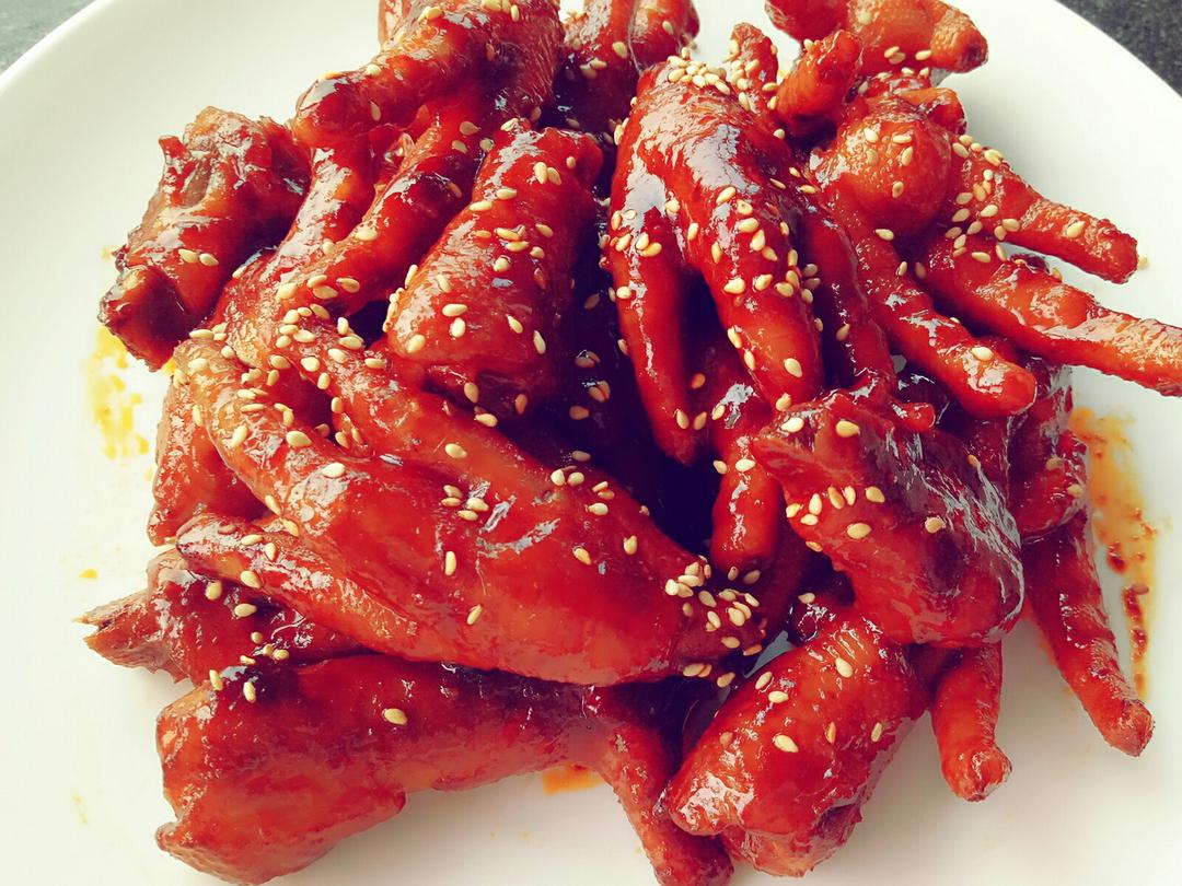 韩式辣鸡爪的做法