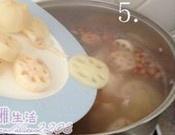 莲藕花生猪骨汤的做法 步骤5