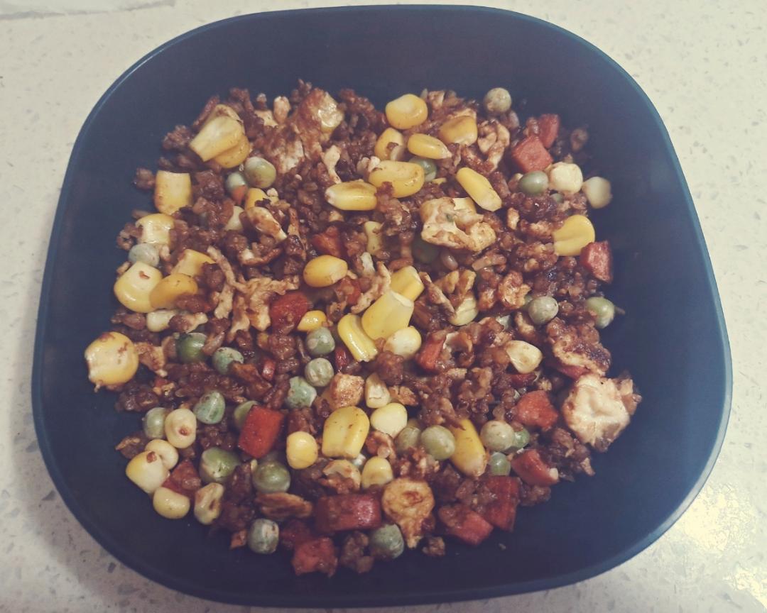 蛋炒饭（酱油版）的做法