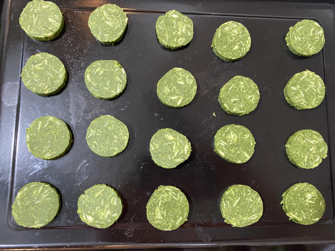 抹茶杏仁曲奇（超快手）