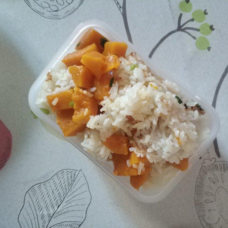 南瓜焖饭