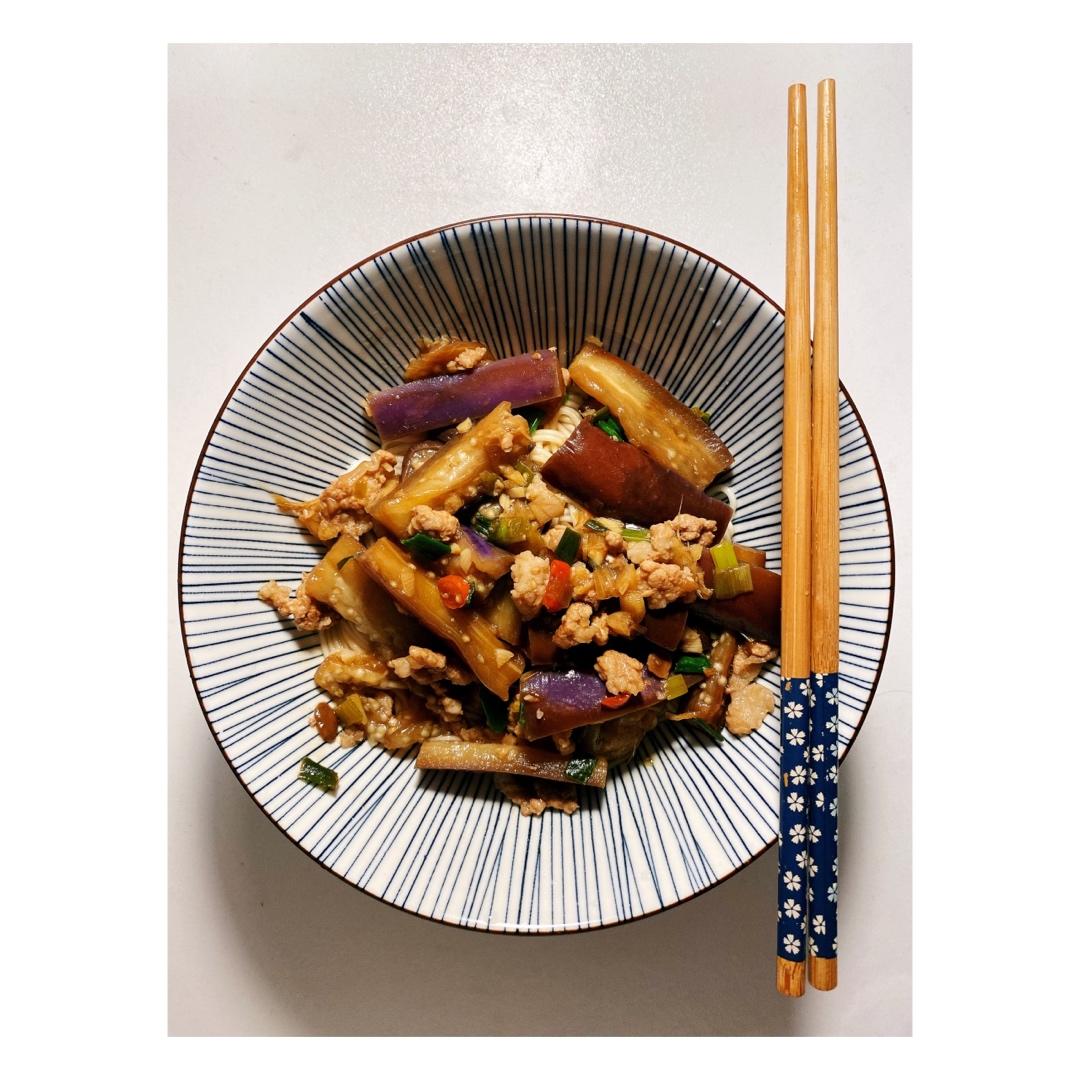 开胃下饭菜！巨简单的家常鱼香茄子煲