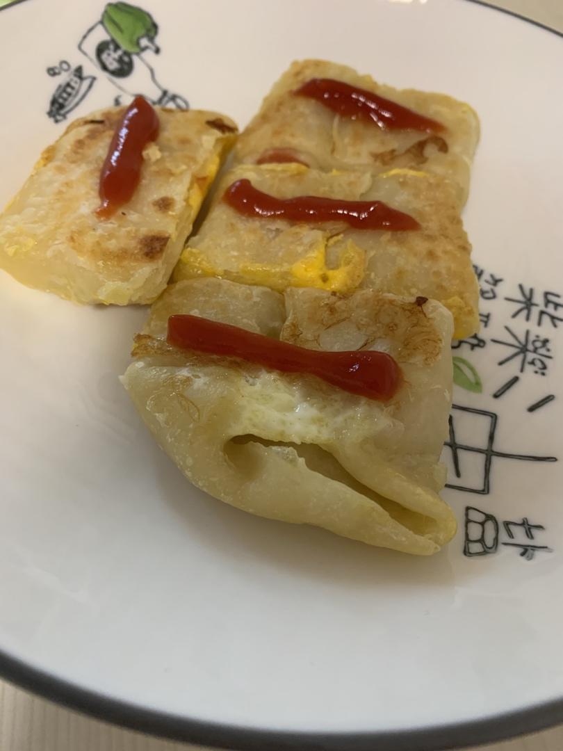 5分钟就能搞定的手抓饼早餐，酥到掉渣～