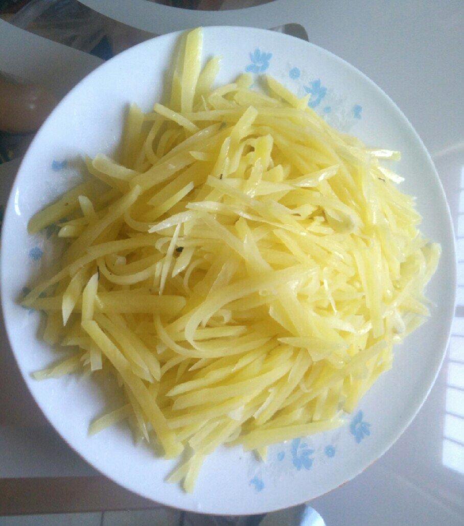 炒土豆丝～麻辣酸脆