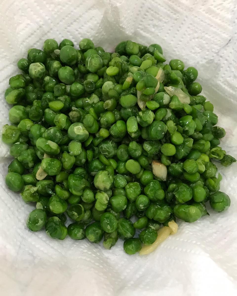 清炒豌豆米