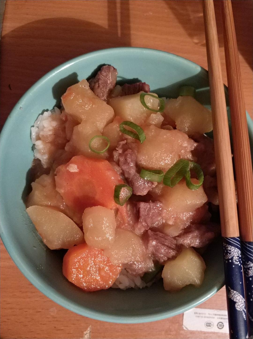 红烧牛肉土豆 （独家秘制）