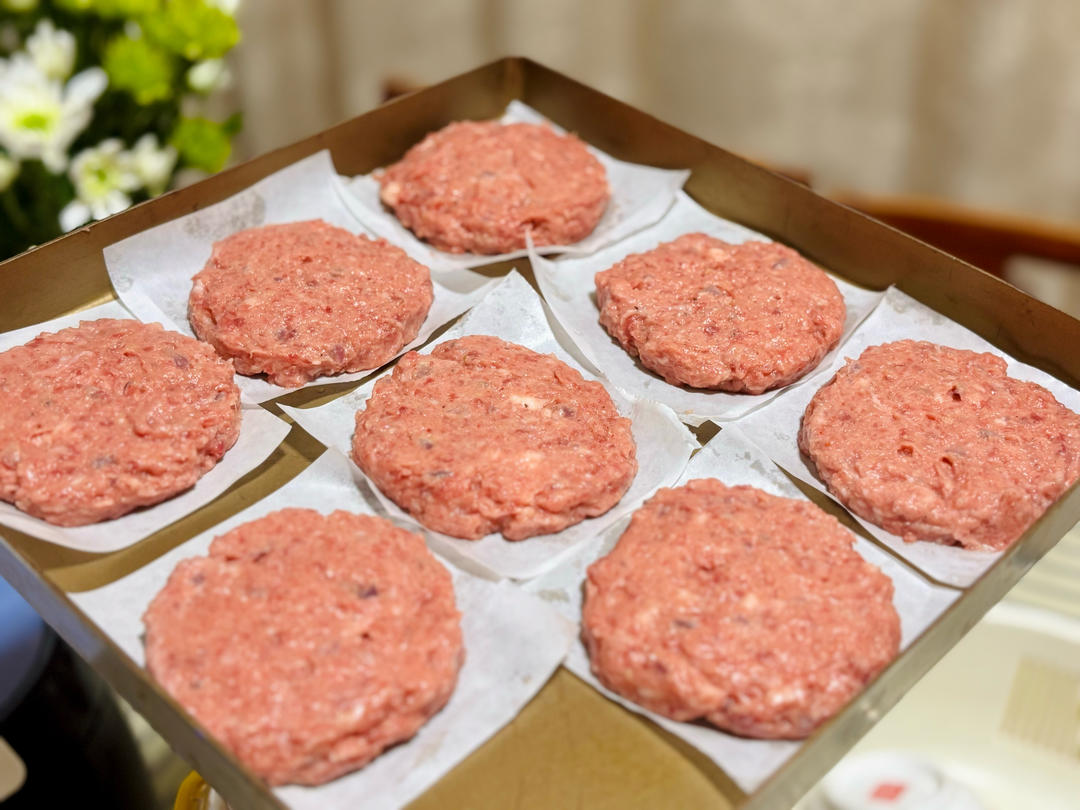 超详细汉堡牛肉饼｜附自制汉堡搭配#Healthymeals#减脂必撸16