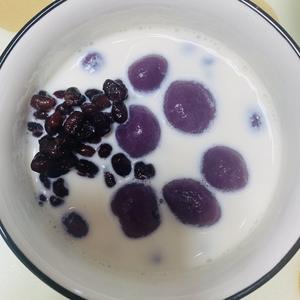 奶香紫薯丸子汤的做法 步骤8