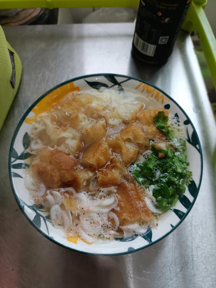 老天津果子汤（油条香菜汤）